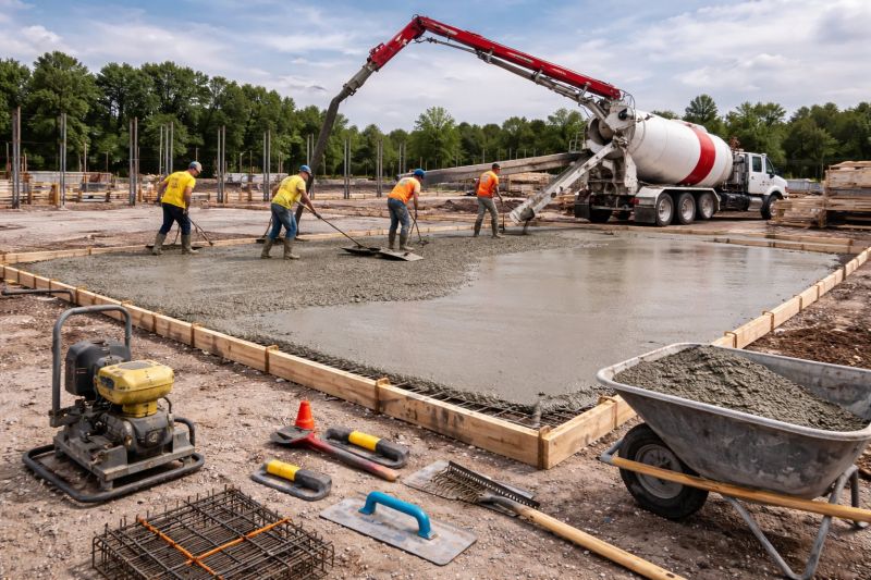 Commercial Slab Construction in Marietta, GA