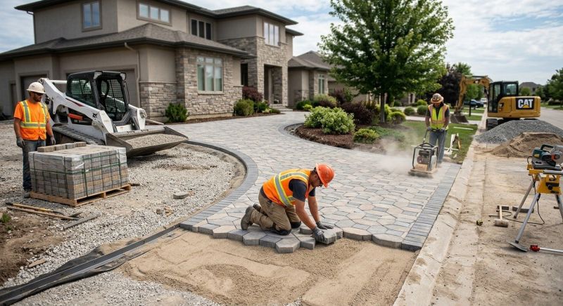 Paver Driveway Construction in Aurora, CO